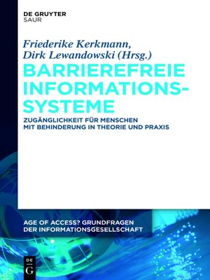 cover image of Barrierefreie Informationssysteme